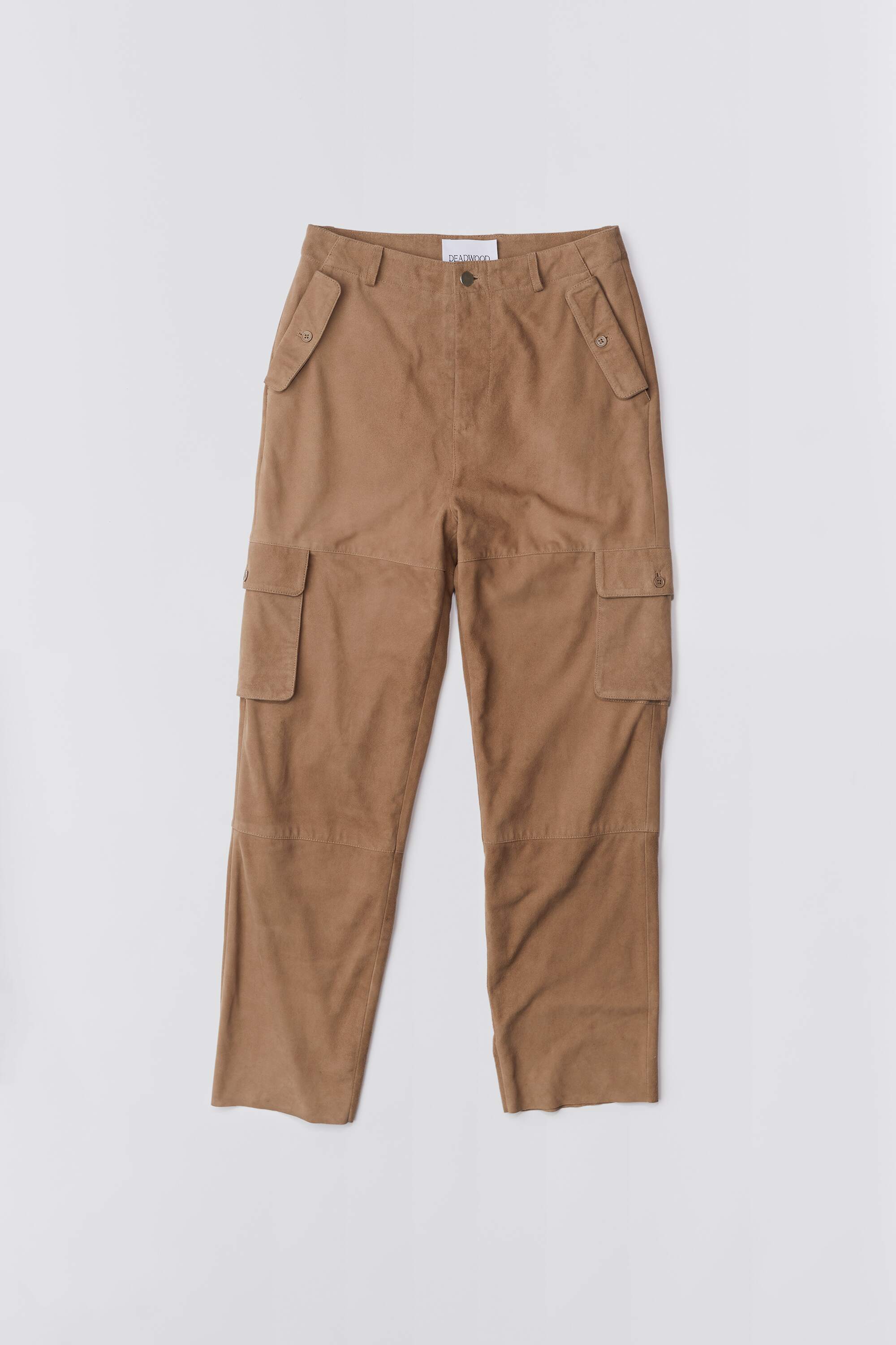 Deadwood CONVOY PANTS - Leather trousers - black - Zalando